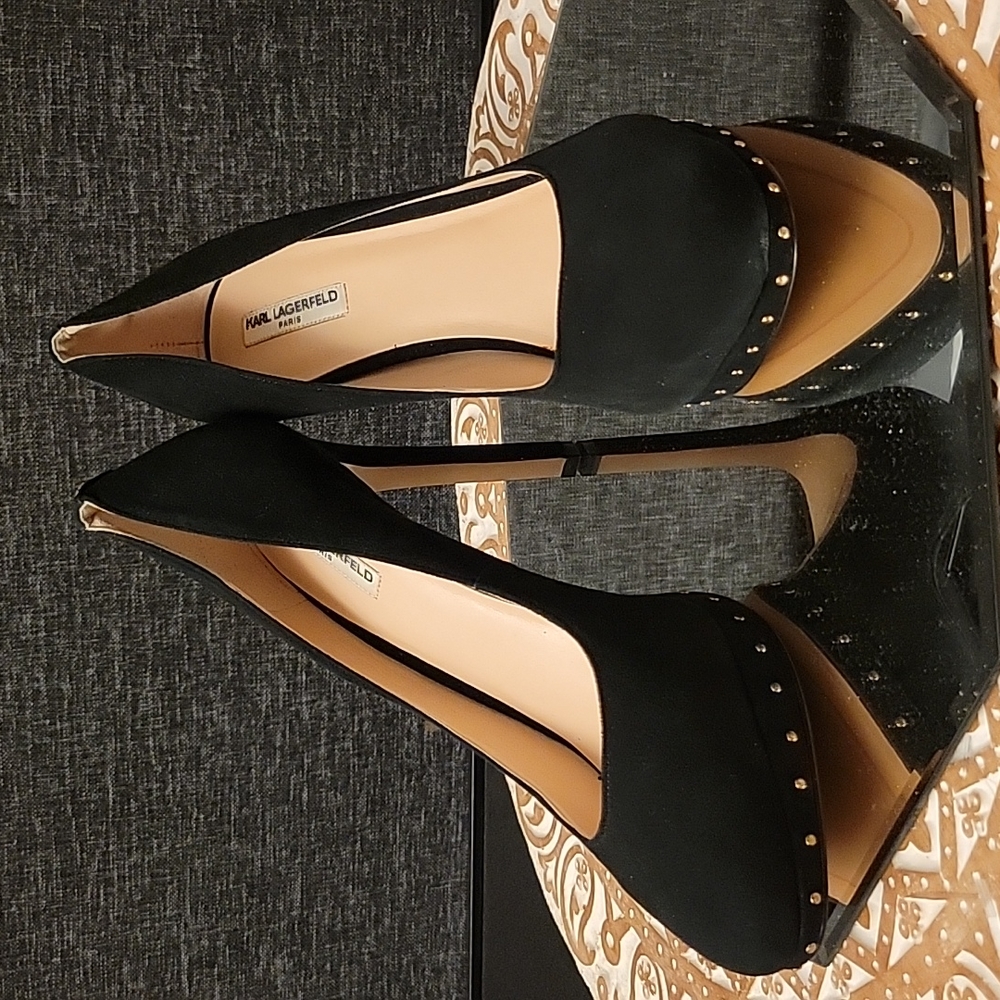 Karl Lagerfeld| Black Heels Size9.5